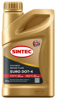 Жидкость тормозная Sintec Euro DOT-4 (0,455 л.)