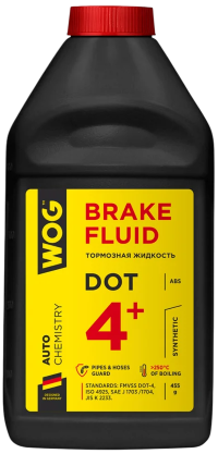 Жидкость тормозная WOG DOT-4 (0,455 кг.) WGC0140