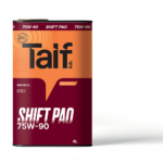 Масло трансмиссионное Taif SHIFT PAO 75/90 API GL-4/GL-5 (4 л.)