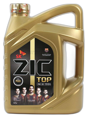 Масло моторное ZIC TOP 0/30 API SL ACEA A5/B5 — изображение 2