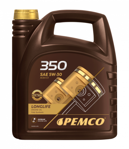 Масло моторное Pemco 350 PAO 5/30 API SN ACEA C3 (4 л.)