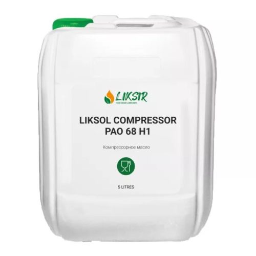 Масло компрессорное пищевое Liksir Liksol Compressor PAO 68 H1 (20 л.)