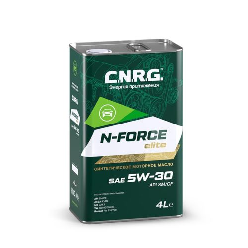 Масло моторное C.N.R.G. N-Force Elite 5/30 API SM/CF ACEA  A3/B4 (4 л.) пласт.