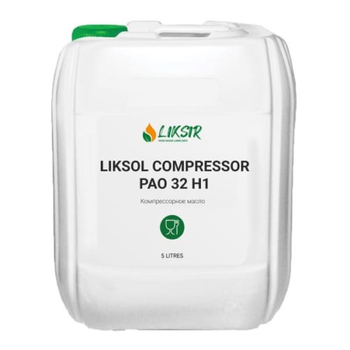 Масло компрессорное пищевое Liksir Liksol Compressor PAO 32 H1 (5 л.)