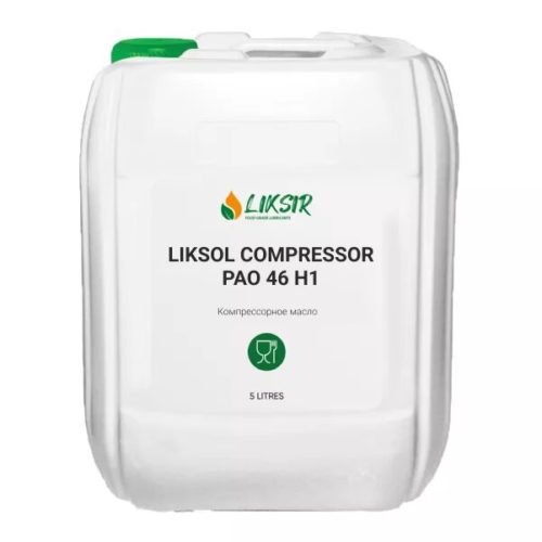 Масло компрессорное пищевое Liksir Liksol Compressor PAO 46 H1 (5 л.)