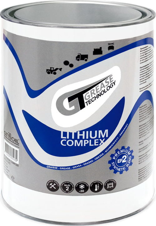 Смазка универсальная литиевая GT OIL Lithium Complex Grease HT EP 2 (4 кг.) 4640005941944
