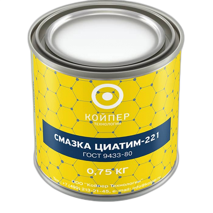Смазка термостойкая Койпер Циатим 221 (0,75 кг.)