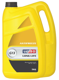 Антифриз Luxe Long Life G-13 желтый арт. 698 (5 кг.)