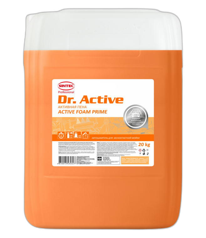 Автошампунь для бесконтактной мойки Sintec Dr.Activ Active Foam Prime (20 кг.)