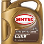 Масло моторное Sintec Люкс 5/40 API SL/CF (5 л.)