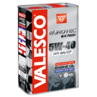 Масло моторное VALESCO EUROTEC GX 7000 5/40 API SN/CF (4 л.)