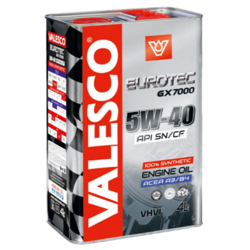 Масло моторное VALESCO EUROTEC GX 7000 5/40 API SN/CF (4 л.)