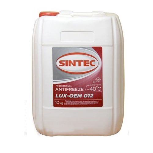 Антифриз Sintec Luxe G-12 Red концентрат (5 кг.)