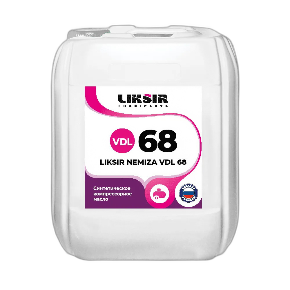 Масло компрессорное Liksir Nemiza PAO VDL 68 (20 л.)