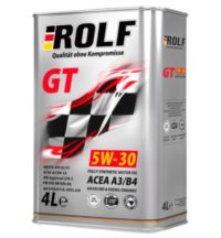 Масло моторное Rolf GT 5/30 API SN/CF ACEA A3/B4 (4 л.)