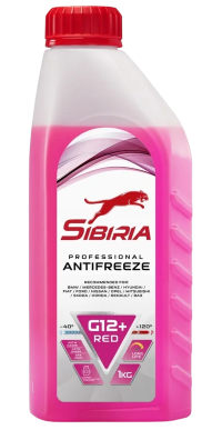 Антифриз Sibiria красный G-12 (-40) (1 кг.)