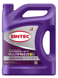Антифриз Sintec Multi Freeze G-13 фиолетовый (-40) (5 кг.)