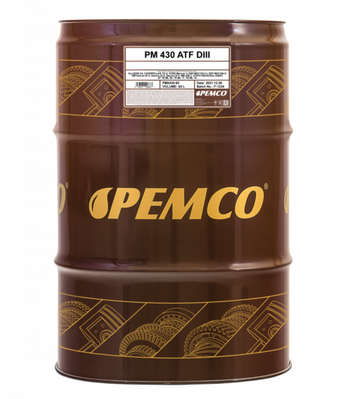 Масло трансмиссионное Pemco 430 ATF DIII (60 л.)