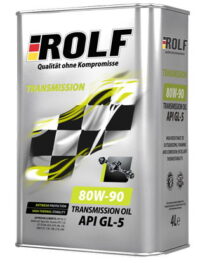 Масло трансмиссионное Rolf Transmission 80/90 API GL-5 (4 л.)