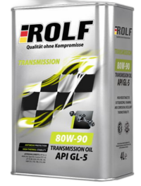 Масло трансмиссионное Rolf Transmission 80/90 API GL-5 (4 л.)