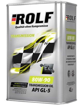 Масло трансмиссионное Rolf Transmission 80/90 API GL-5 (4 л.)