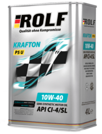 Масло моторное Rolf Krafton P5 U 10/40 API CI-4/SL ACEA E7 (4 л.)
