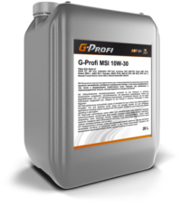 Масло моторное Gazpromneft G-Profi MSI 10/30 API CI-4 АСЕА Е7 (17,7 кг, 20 л.)