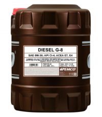 Масло моторное Pemco Diesel G-8 UHPD РАО 5/30 API CI-4 ACEA E4/E7 (20 л.)