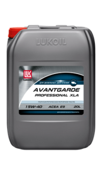 Масло моторное Лукойл Авангард Профессионал XLA 15/40 API CK-4/SN ACEA E9 (17,2 кг, 20 л.)