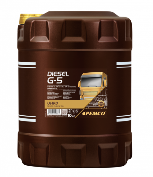 Масло моторное Pemco Diesel G-5 UHPD 10/40 API CI-4 Plus/SL ACEA E7 (10 л.)