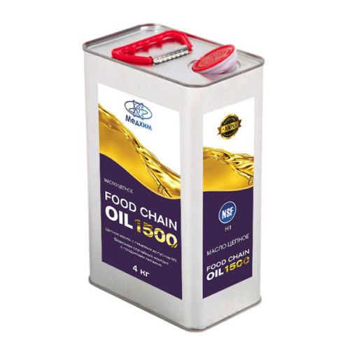 Масло для цепей пищевое Медхим Food Chain Oil 1500 (4 кг.)