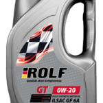 Масло моторное Rolf GT 0/20 API SP ILSAC GF-6A (4 л.)