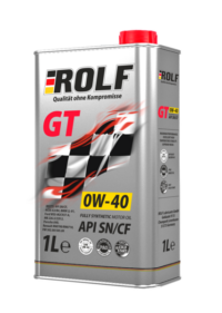 Масло моторное Rolf GT 0/40 API SN/CF ACEA A3/B4 (1 л.)