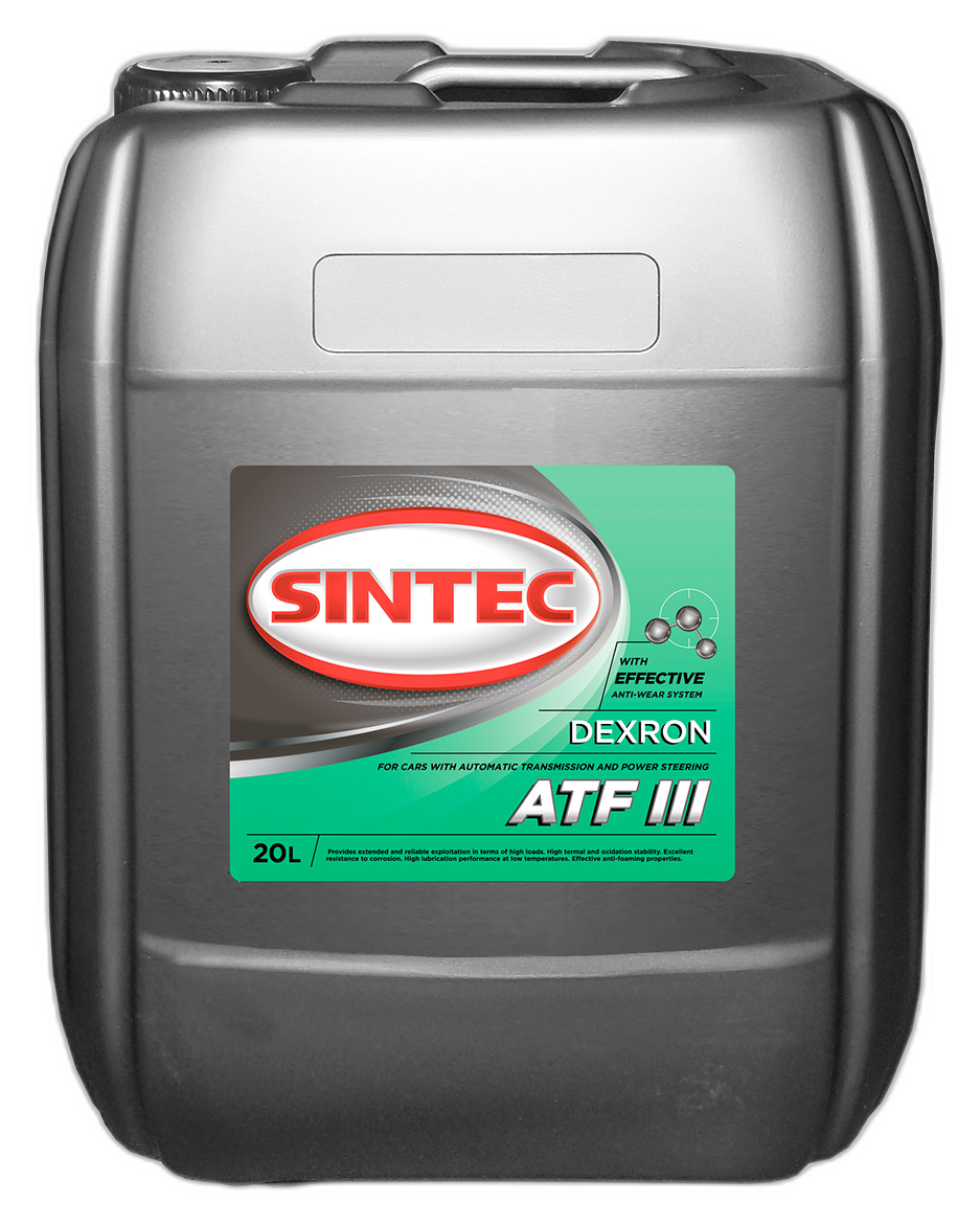 Масло трансмиссионное Sintec ATF Dexron III — изображение 3