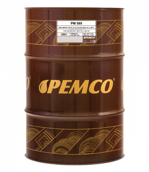 Масло трансмиссионное Pemco iPOID 589 80/90 API GL-4/GL-5/MT-1 (208 л.)