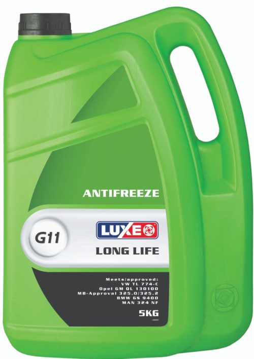 Антифриз Luxe Long Life G-11 зеленый арт. 666 (5 кг.)