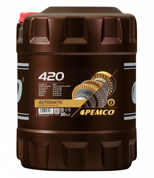 Масло трансмиссионное Pemco 420 ATF DII (20 л.)