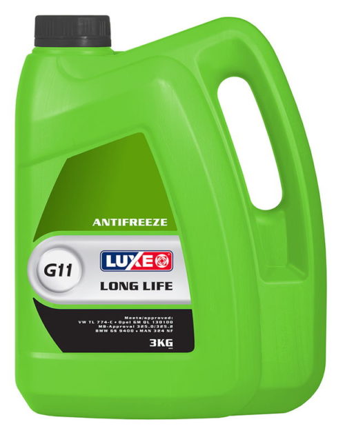 Антифриз Luxe Long Life G-11 зеленый (3 кг.)