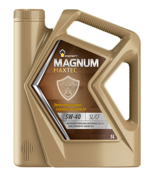 Масло моторное Роснефть Magnum Maxtec 5/40 API SL/CF (5 л.)