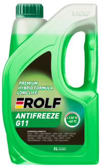 Антифриз Rolf G-11 Green (-40) (5 кг.)