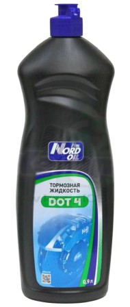 Жидкость тормозная NORD OIL DOT-4 (0.9 л.)