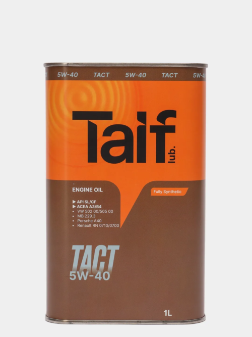 Масло моторное Taif Tact 10/40 API SL/CF ACEA A3/B4 (1 л.)