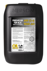 Масло моторное Nerson Premium Truck Semi-Synthetic 10/40 API CI-4/SL (налив 10 л.)
