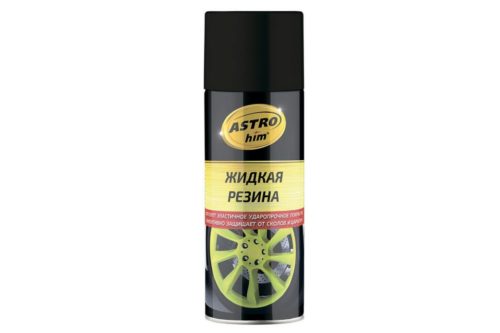 Жидкая резина Астрохим черная аэрозоль (0,52 л.) 53798 АС-650