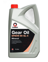 Масло трансмиссионное Comma GEAR OIL EP 80/90 API GL-4 (5 л.)