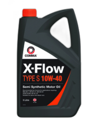 Масло моторное Comma X-FLOW TYPE S 10/40 API SL/CF ACEA A3/B3 (5 л.)