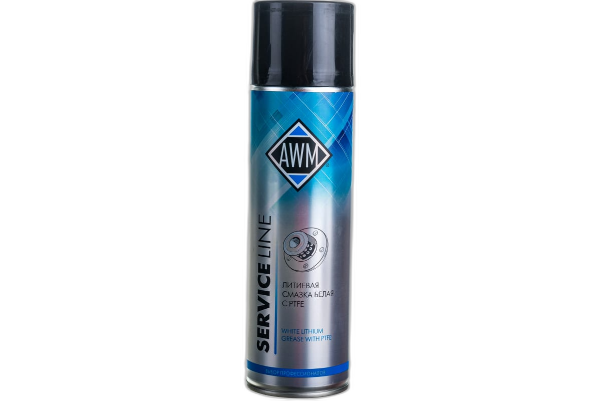 Смазка литиевая AWM с PTFE белая аэрозоль (0,650 л.)