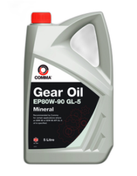 Масло трансмиссионное Comma GEAR OIL EP 80/90 API GL-5 (5 л.)
