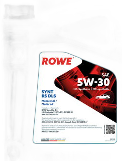 Масло моторное Rowe Hightec Synt RS DLS 5/30 API SN ACEA C2/C3 — изображение 2