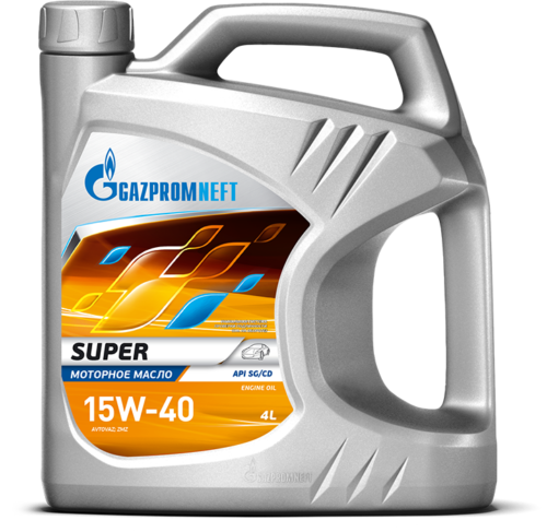 Масло моторное Gazpromneft Super 15/40 API SG/CD (4 л.)